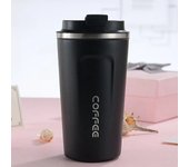 1pc Stainless Steel  Coffee Cup Cold And Hot Car Mug Vacuum Flask Travel Thermos Bottle Portable Stainless Steel Thermos Bottl