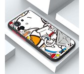 Anime Snoopy Dog For Xiaomi Mi 13 12 12T 11T 11 11i 10T 10 9T Pro Lite Ultra 5G Frosted Translucent Phone Case