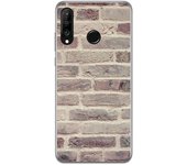 Tumundosmartphone Funda Gel Tpu para Huawei P30 Lite diseño Ladrillo 01 Dibujos