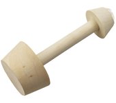Paquete de 2 prensadores de madera de doble cara para tartas, masa, pasteles, repostería, herramienta de cocina para dar forma