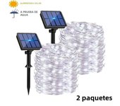 4Pack Solar String Lights Outdoor Waterproof Solar Powered Copper Wire 8 Modes Fairy Lights for Wedding Party Christmas Tree