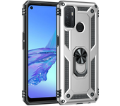 For OPPO A32 A53 A53S 2020 Case Luxury Armor Magentic Silicone Phone Case for OPPO A15 A15S A35 Car Holder Ring Case