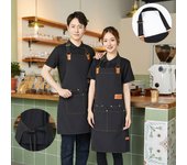 Kitchen Water Repellent Pinafore Waitress Pinafore for Hair Stylist Restaurant Chef Anti-stain Apron Household Cleaning Apron