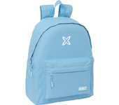 SAFTA  MOCHILA MUNICH BASICOS "AZUL" - Mochila Escolar Licencia Oficial - Diseño Ergonómico - Amplio Espacio de Almacenamiento - Bolsillos Multifuncionales