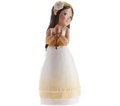 Figura tarta comunión niña PARA TARTA PRIMERA COMUNION DECORACION CONFIRMACION CUMPLEAÑOS  ADA Y SUS DETALLES