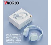 Bluetooth 5.3 Fashion Wireless Headphones HIFI Stereo Portable Over-ear Business Headset Low Latency Gaming Earphones With Mic