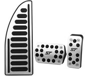 Stainless Steel Car Pedal Covers Pedals Set for Ford Focus 2 3 4 MK2 MK3 MK4 Kuga Escape RS ST 2005 - 2017 Accessories