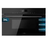 Cecotec 2841 Bolero Hexa MWO703800 Line Horno Integrable Microondas Line de 34L con función Microondas Convencción Modo Grill Electronic Timer.