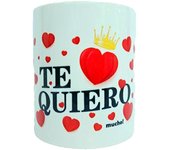 TAZA de San Valentin 330ML,te amo te quiero,Regalo Día de San Valentín,Decoracion Día de San Valentín,cm,fespu