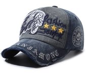 Four Seasons New Baseball Cap Retro Distressed Casual Outdoor Sports Hat Spring And Autumn Sunhat Letter Embroidery Cap Men