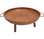 vidaXL Brasero de Acero 67,5x58x22,5 cm Chimenea Fogata Calentador Patio Horno Color Marrón,  Negro, y mas