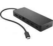 Docking USB Tipo-C HP 50H55UT/ 1xUSB Tipo-C/ 2xUSB/ 1xHDMI/ 1xDisplayPort/ 1xRJ45/ 1xUSB Tipo-C PD/ Negro y Azul