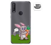 Tumundosmartphone Funda Gel Transparente para Alcatel 1S 2020 / 3L 2020 diseño Conejo Dibujos