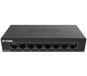 D-Link DGS-108GL No administrado Gigabit Ethernet (10/100/1000) Negro