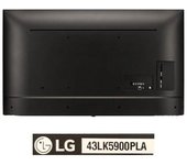 Carcasa Trasera Negra LG 43LK5900PLA NUEVA