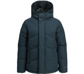 Jack&Jones - Chaqueta para Niño - Verde - Acolchada con Capucha y Cremallera