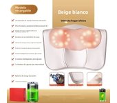 Airbag Traction Neck Massage Pillow Cervical Waist Back Shoulder Shiatsu Kneaded Multifunctional Hot Compress Relaxation Gift