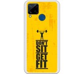 Funda compatible con Realme C15 - Be Unique Funda Gel get fit