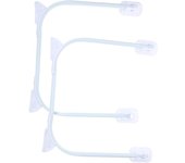 Piezas Soporte plegable Patas de metal para muebles Patas de mesa de comedor Patas de mesa con horquilla de metal Patas de mesa ajustables Accesorios