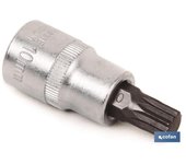 Llave de vaso 3/8 con punta t-50