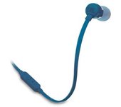 JBL Tune 160 Auriculares Intraaurales con Micrófono – Sonido de Alta Calidad, Cable Resistente y Diseño Cómodo – Azul