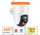 Tuya 5G WiFI IP Camera 2K 4MP Alexa Google Home NVR Outdoor Security Protection CCTV Monitor Motion Detection Video Surveillance