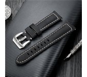 Vintage Frosted Genuine Leather Strap 22mm 20mm for Huawei Watch GT 4 3 46mm/ Amazfit GTS 3 GTR/Samsung Galaxy Watch 6 5 4 Band