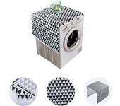 Housse de Réfrigérateur,Housse de Machine à Laver,Protege Machine a Laver,Couvercle Anti-poussière pour Machine à Laver avec Poc