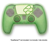 Funda silicona blade fr-tec custom kit glow in the dark para mando ps5/ verde