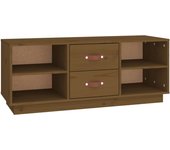 vidaXL Mueble de TV de madera maciza de pino 100x34x40 cm, Mueble de Salon, Mueble TV, Mueble TV salon, Mesa de TV, Mueble tele