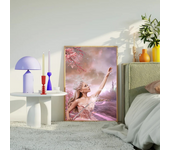 Pop Singer Ariana Grande Vintage Posters Sticky Retro Kraft Paper Sticker DIY Room Bar Cafe Kawaii Room Decor