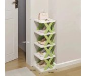 Multi functional plastic multi-layer small shoe cabinet for storing doorstep shoe racks in provincial space