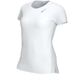 Nike, Dri-fit Race, Camiseta, Manga Corta, Tejido Transpirable, Entrenamiento, Mujer, Blanca, NIDD5927_100//
