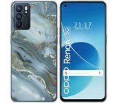 Funda Silicona para Oppo Reno 6 5G diseño Mármol 09 Dibujos