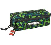 Portatodo Triple Peq. C/Goma Elast. 20Cm Minecraft Tnt 22X6X8.5Cm