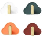 Gancho de pared autoadhesivo Gancho adhesivo 4 piezas Perchero Antióxido e impermeable Almacenamiento de baño Toallero Sin rastro Familia y oficina, Gancho de pared para niños (4 colores mezclados)