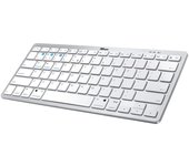 Teclado Compacto Inalámbrico por Bluetooth Trust Nado BT/ Blanco TRUST TRU-TEC 23748