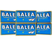 Sardinillas en aceite de oliva de Balea. Pack de 6 unidades