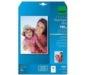 Papel fotográfico sigel Ultra, DIN A4, semibrillante, 190 g/m²