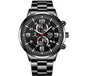 2023 Brand Men's Watches Luxury Stainless Steel Quartz Watch Man Leather Calendar Sports Wristwatch Luminous Clock reloj hombre