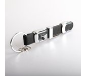 Car Keychain Letter keychain For Mercedes Benz SLK GLK CLS GLC GLA 3D Metal Leather Strap Key Ring