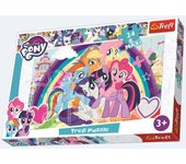 Puzzle Mi Pequeño Pony - 24 MAXI, Piezas de Gran Tamaño, Ideal para Regalo Infantil, Diversión y Aprendizaje para niños 3+ años, Trefl Puzzles