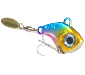 GOBAIT Spinner Bait 10g 20g 30g VIB Spoon Metal Jig Fishing Vibration Tackle Blade Pesca Rotating Spinning Lure Gear Spinnerbait