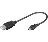 Cable USB Microconnect Mini USB B 5P 0.2m F-M para Ordenador