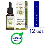 Marnys EcoPack 12  VitaHelp Vitamina D3 Liquida 30 Ml