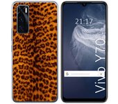 Funda Silicona para Vivo Y70 diseño Animal 03 Dibujos