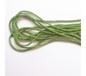 5Yards 2yards Cristal Real Drill Rhinestones String Rope Glitter 6mm Crystal Pipeline Rhinestone Trim in Champagne Peridot