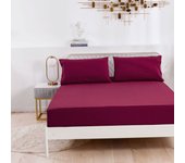Sábana bajera ajustable Suave Cómoda y Transpirable,para colchón de 15-25 cm de Altura, 50%Poliester y 50% Algodon para cama 90/135/150.