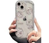 Rose Transparent Creative Mobile Phone Case Mobile Phone Protective Cover for iPhone 15PLUS 14 13 12 11 X XS XR