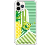 Funda original compatible con iPhone 11 Pro con un diseño de Bob Esponja Franjas Verdes